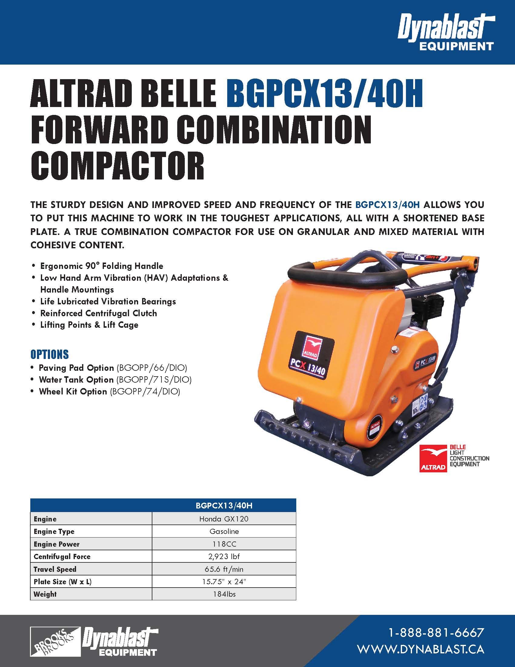 Belle Group BGPCX13/40H Compactor
